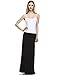Elain & J Luxury Boutique Full Length Maxi Skirt With Fold Over Waist