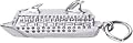 Cruise Ship Charm by Rembrandt Charms