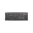 Arabic and English Black Wired USB Computer Keyboard Standard