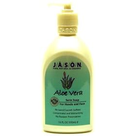 Jason Soap For Hands & Face Aloe Vera 16 oz. Pump