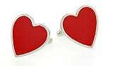 JJ Weston for your beloved. Heart shaped cufflinks with presentation box. Made in the USA