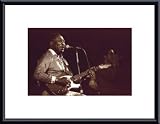Muddy Waters & B. B. King, Framed Art Print by Bill Greene