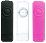 Speck Products iPod Shuffle Skin 3 Pack (Pink, Black & Clear)