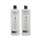 Nioxin System 4 Cleanser and Scalp Therapy Liter Set (33 oz)