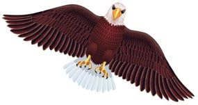 Wildlife American Bald Eagle Bird Wing Flapper Kite-55" Wingspan