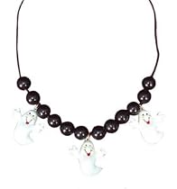 Costume Accessories Jewellery Ghost Necklace 3pcs On Beads