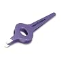 Tweezerman Wide-Grip Slant Tweezer, Amethyst Pearl