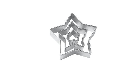 Wilton Set of 3 Star Cut Outs