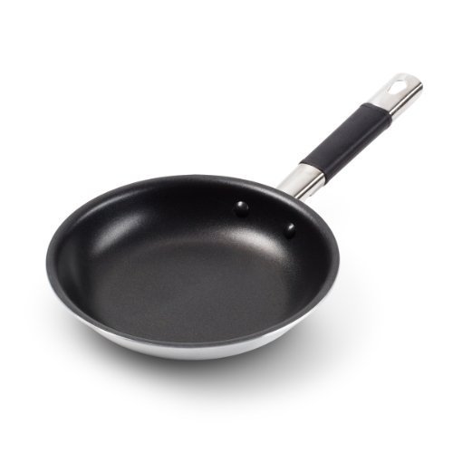 Best Choice Pedrini Aluminum Fry Pan (8Inch, Brushed Metal) by