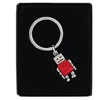 Keyring Available From Paperchase. Red Chrome Robot Design