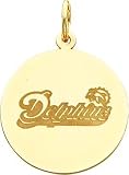 14K Gold NFL Miami Dolphins Charm