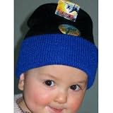 Action Gear Winter hat for 1 – 2 years old boy (colour black and blue): baby clothes one year old