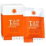 TanTowel Plus Half Body Self Tanning Towelettes 10 pack