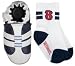 Robeez Trainer Navy Soft Sole Baby Shoes With FREE MATCHING SOCKS * 08 Holiday Collec...