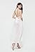 Jeasona(TM Women's Deep V-Neck Sexy Long Beach Dress/Swimsuit Cover Up White