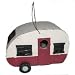 Red RV Hanging Camper BIRD HOUSE camping Trailer NEW