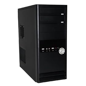 CIT CSCIT2003BLK Midi Case Prescott 24pin SATA 450W - Black