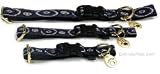 Premier Quick Snap Collars - CHAINS (BLUE & SILVER), SIZES: LARGE
