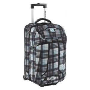 Buy Burton: Wheelie Flight Deck Travel Bag - Plaid by Burton