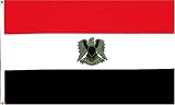 Outdoor Living : Egypt National Country Flag - 3 foot by 5 foot Polyester (New)
