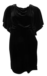 Dolman Flutter Polyester/Satin/Spandex/Velvet  Dress