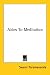 Book Aides To Meditation