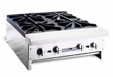 Commercial 2 Burner Counter Gas Range Hot Plate ARHP24-2