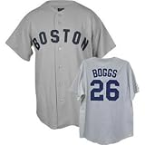 Wade Boggs Red Sox Gray MLB Replica Jersey - Size 54 - XXL