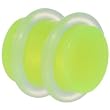 00 Gauge Green Glow In The Dark Plug