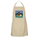 Apron Khaki Cute Baby Penguin
