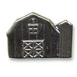 Buck Snort Lodge Knob, Barn, 1 1/2'' x 1''
