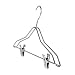 16 1/2" Chrome Hangers with Clips