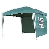 LEX Faltpavillon 3x3m in Farbe grün/weiss