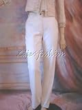 Yves Saint Laurent - $1455 New YSL YVES SAINT LAURENT Cream Silk Pants 42 10