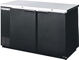 Beverage Air BB58-1-B - 59-in Backbar Cooler, Solid Doors, Black w/ Galvani ....