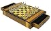 Hi-Gloss Walnut Chess Set (Walnut) (2 3/4
