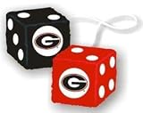 Georgia Bulldogs Fuzzy Dice