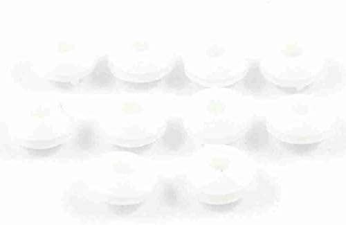 Magentoo(TM) 10 Pcs Wire Protector 3mm Inner Diameter Armature Rubber Grommets White