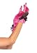 Satin Wrist Length Glove in Hot Pink, One Size (UK 6-14)