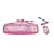 A4 Tech KBS-6000P Princess Desktop Set - Barbie Pink
