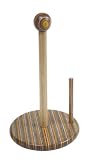COLORED WOOD TOWEL HOLDER