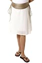 Chiarakruza Monet Voile Skirt, Large (10-12), White