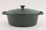 Review Dexam (First Order Account) 11873296 / Chasseur Cast Iron 29cm, 3.8ltr Oval Racing Green Casserole