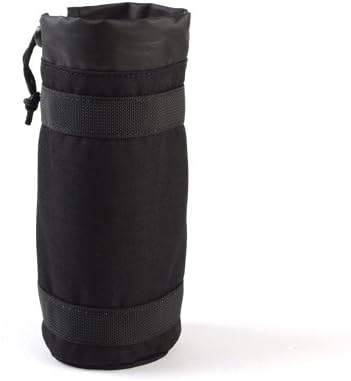 CALDERAGEAR Outdoor Gear Military Airsoft Tactical Molle 1000D Water Bottle Pouch Holder (Black)