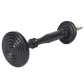 Matte Black Curtain Tiebacks