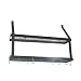 Kitchen & Housewares : Double Bookshelf Rack - Hammered Steel, Chrome