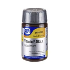 400 UI de vitamine E Quest 30 Capsules