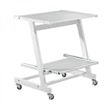 Zeus Computer Cart (White) (28.74H x 26.77W x 19.09D)