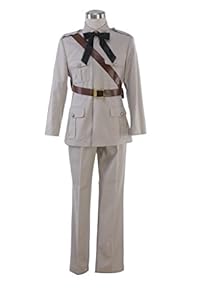 Mtxc Men's Hetalia: Axis Powers Cosplay Costume Spain 1st Kid Size Small Khaki