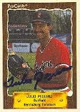 Julio Peguero, Harrisburg Senators - Expos Affiliate Autographed Card
